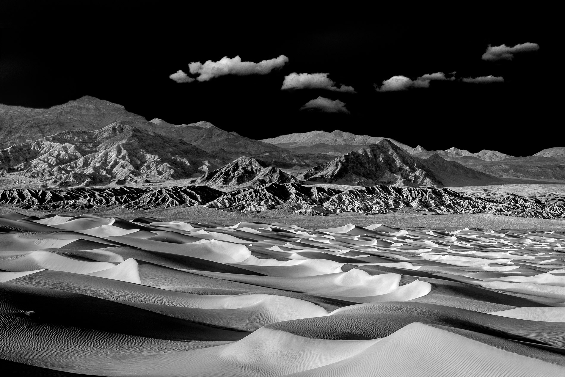Vallée de la mort, paysage. Californie, USA.