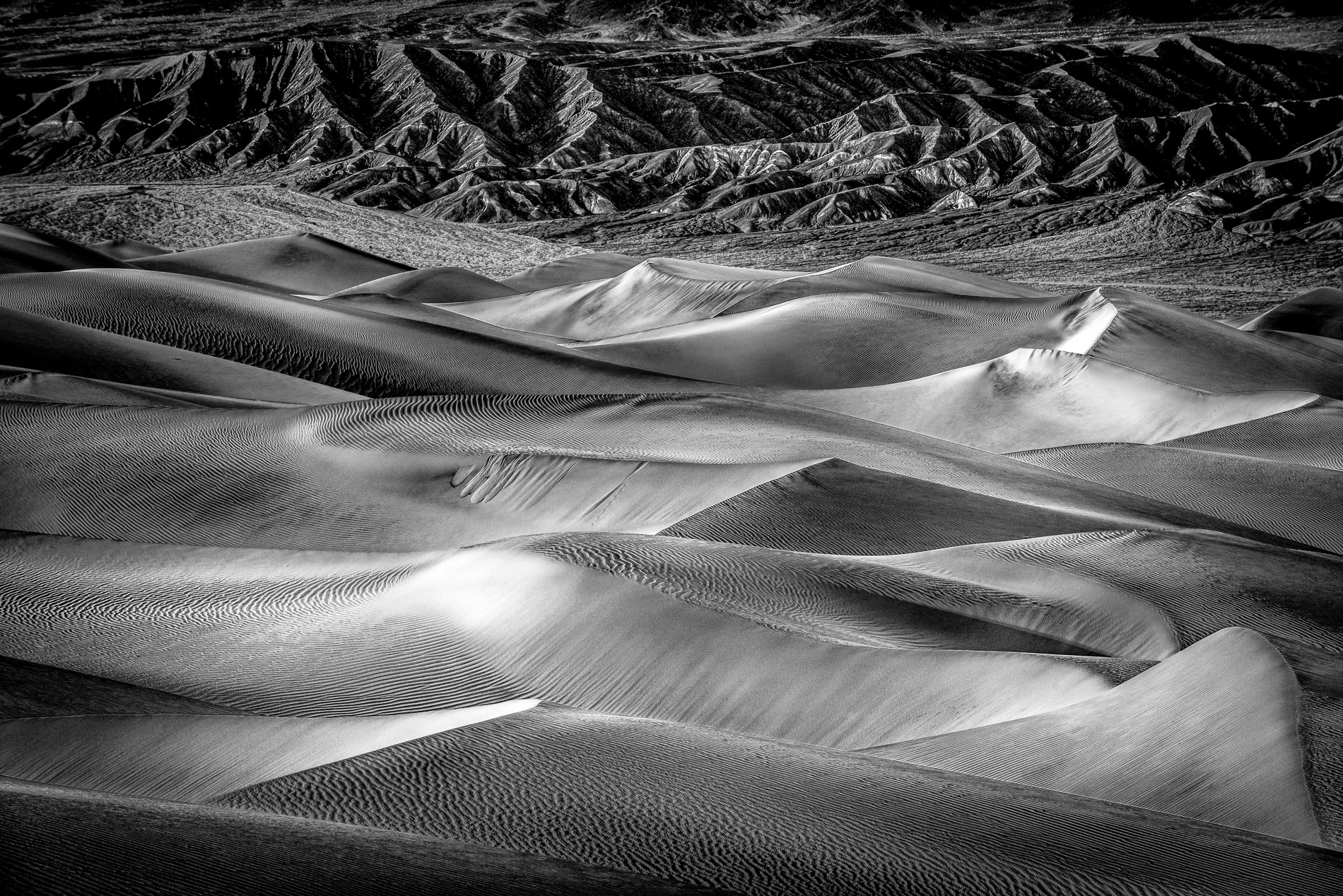 Vallée de la mort, paysage. Californie, USA.