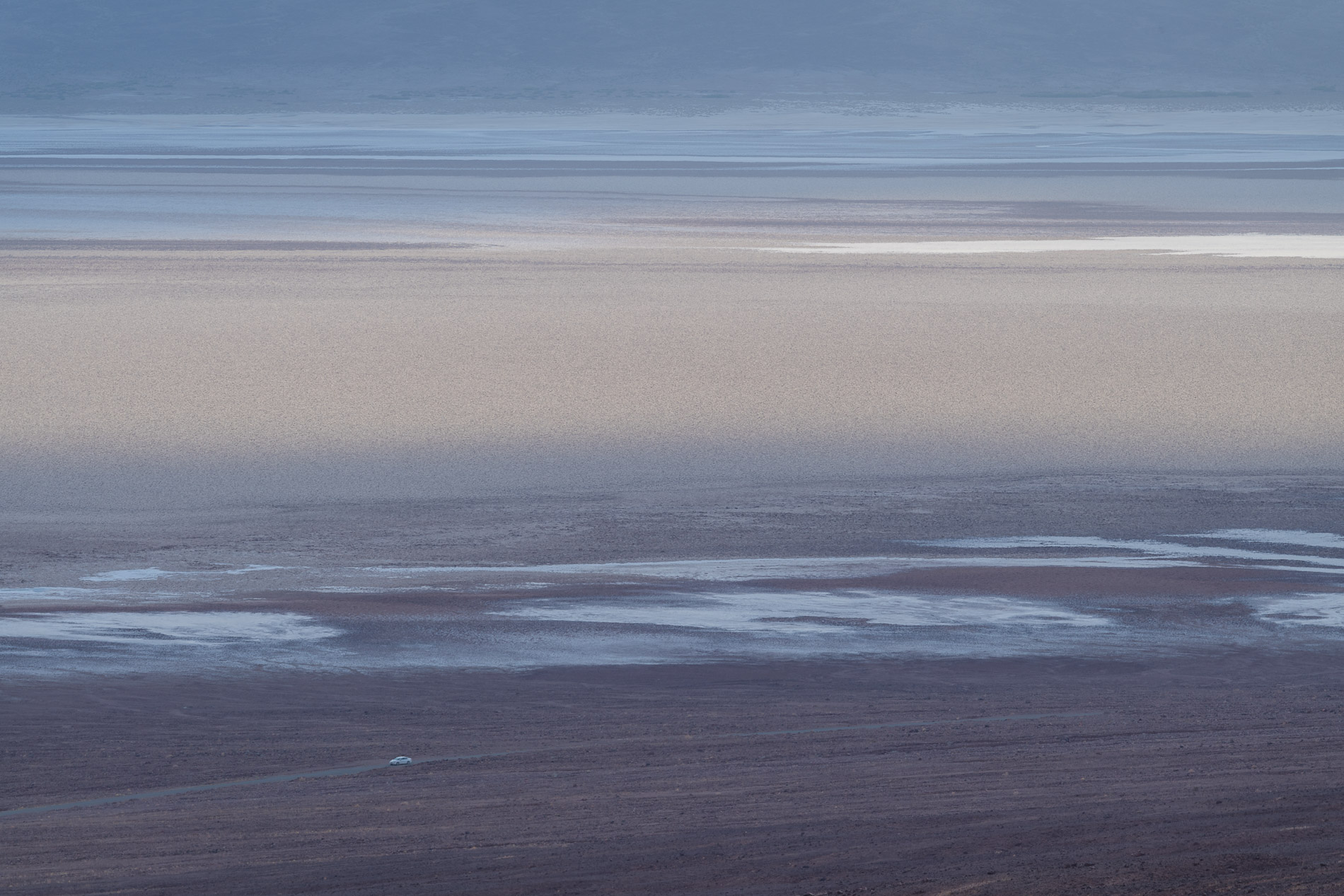 Banquise de sel, Vallée de la mort, Californie, USA.