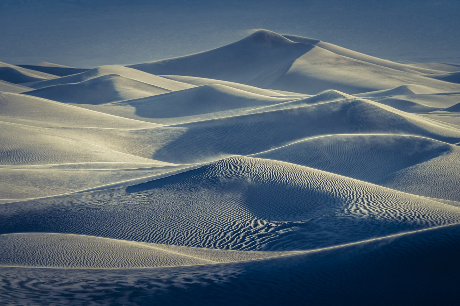 Death Valley sand dunes, California, USA.