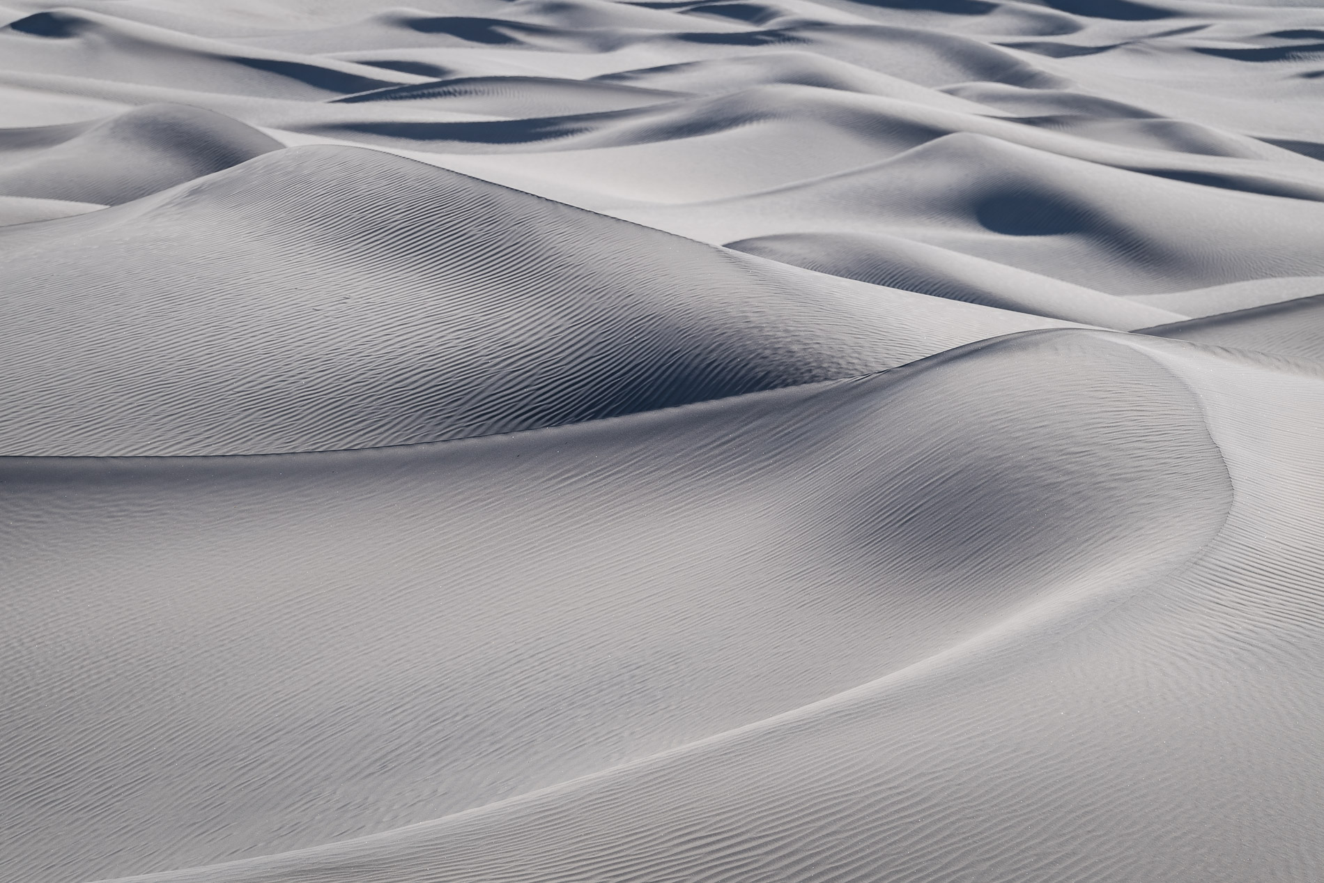 Death Valley sand dunes, California, USA.